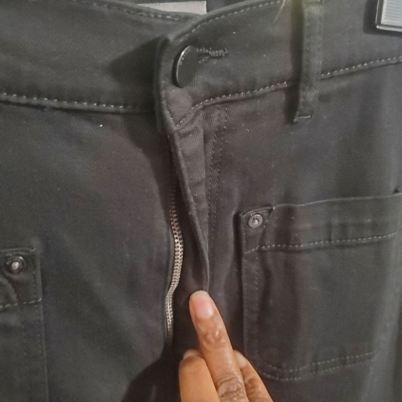 DL1961 Womens Hepburn Wide Leg High Rise Vintage 31" Black Size 26" High Waist - Picture 4 of 13